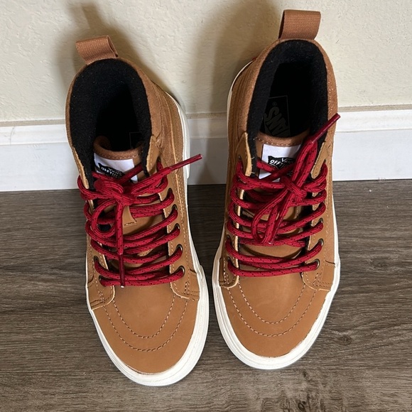 NEW! Kid Size 3.0 Vans Sk8 Hi MTE-1 Skate Shoe - Chipmunk Tan - Insulated - Picture 7 of 9